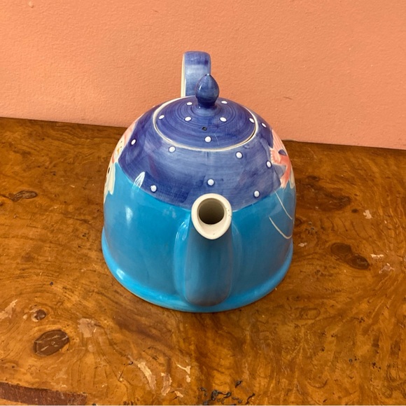 2002  Le Gourmet Chef Hand Painted Ice Skating Snowman Teapot - Picture 14 of 16